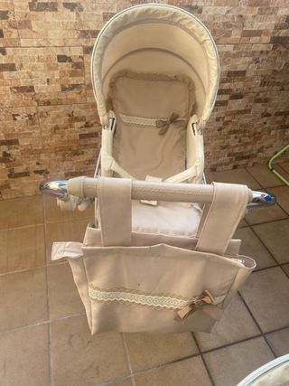 Coche de muñecas reborn beige Bytax