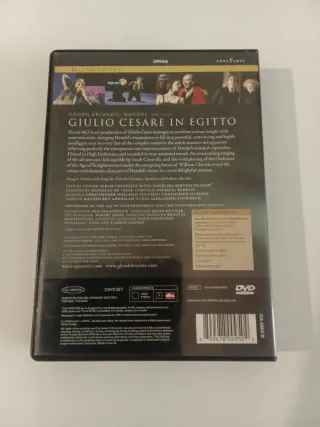 DVD Opera Giulio Cesare Glyndebourne