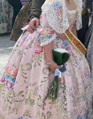 Traje de Fallera Multicolor