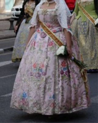 Traje de Fallera Multicolor