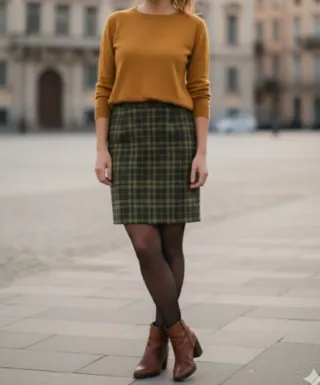 Falda Lana Vintage Naulover