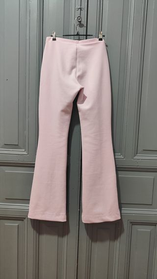 Conjunto rosa: Jersey, poncho y pantalón