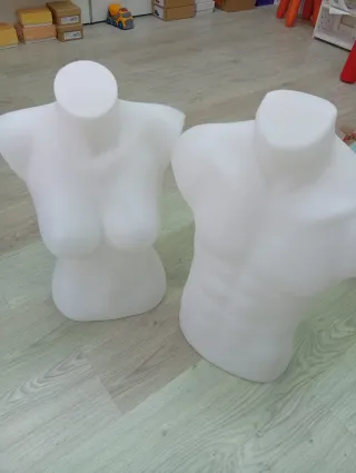 Maniquíes Torso Medio Cuerpo (2 Unidades)