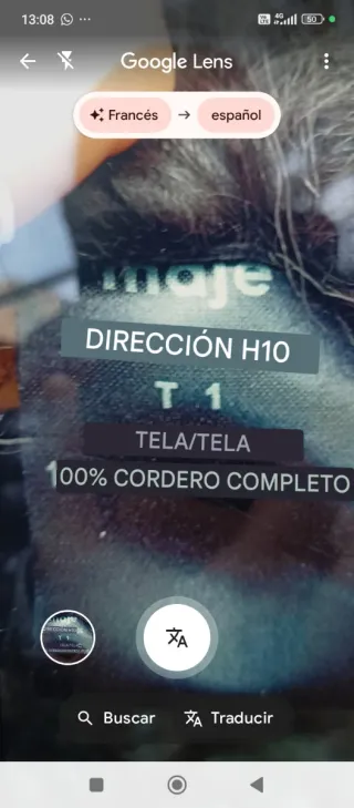 Cazadora Maje Piel Negra/Marrón