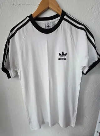 Camiseta Adidas 3 Stripes Blanca