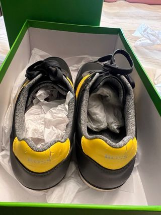 Zapatillas Hugo Boss amarillo y negro Talla 40