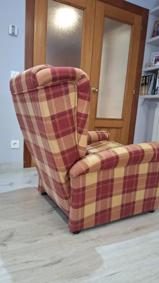 Sillón orejero para tapizar