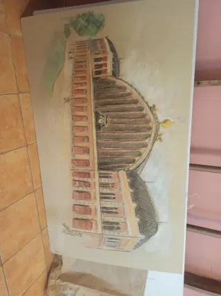 Panel decorativo tienda o domicilio en cartón plum