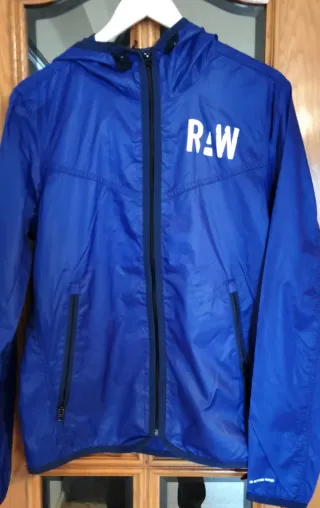 Chaqueta G-Star RAW Azul con Capucha