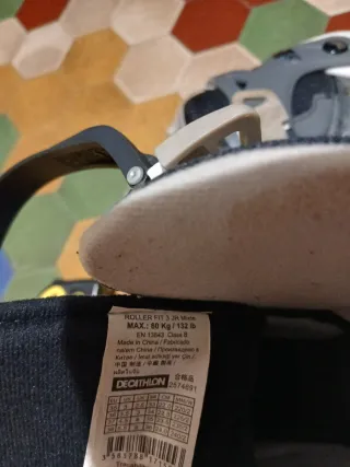 Patines extensibles + protecciones,bolso y casco