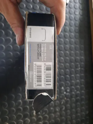 Caño alto fregadero 24 cm