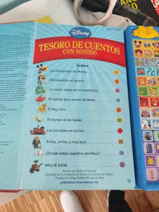 TESORO DE CUENTOS CON SONIDO DISNEY SD TREASURY