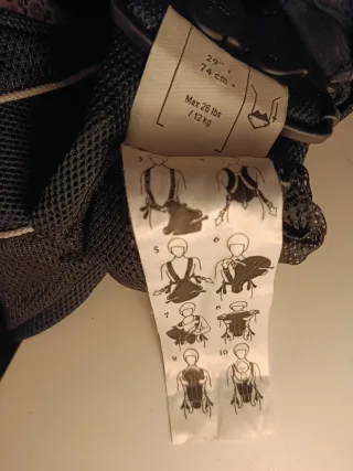 Mochila Portabebés Babybjorn Negra