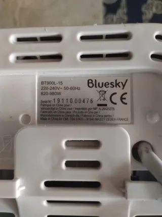 Tostadora Bluesky Blanca