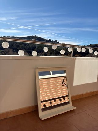 Espejo Blanco Ikea Silveran