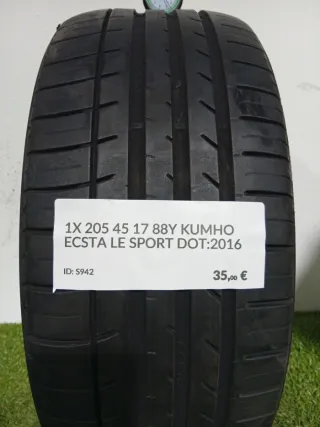 205 45 17 88Y KUMHO ECSTA LE SPORT