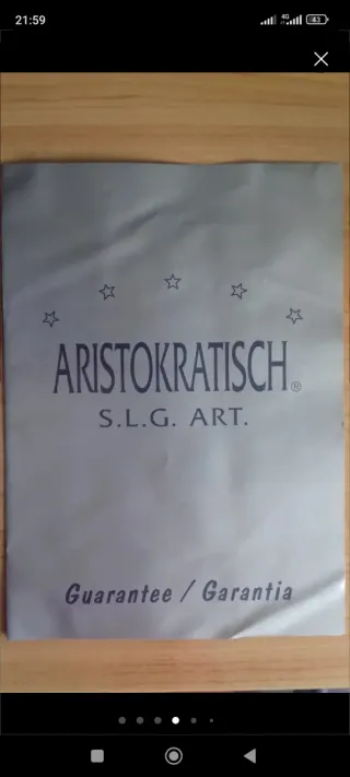 Cubertería Aristokratisch S. L. G. Art.