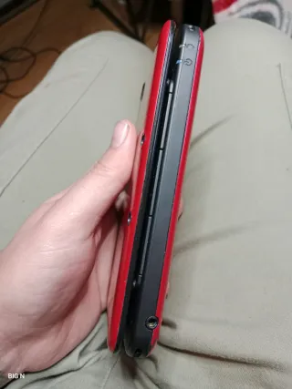 Nintendo 3DS XL rossa+caricatore+stylus