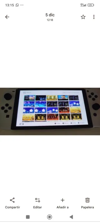 Nintendo Switch Negra y Blanca