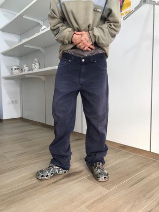 Pantalon largo ancho