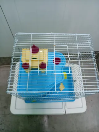 Jaula para hámster con accesorios