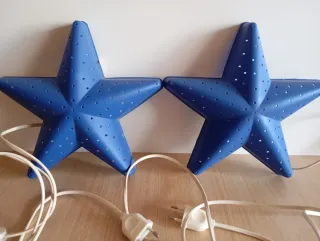 Lámparas Estrella IKEA Smila Azul (2 uds)