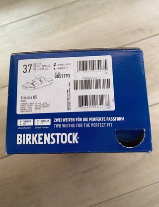 Birkenstock Arizona Nere Tg 37