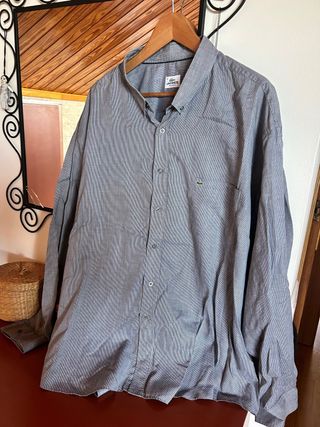 Camisa Lacoste Hombre talla grande