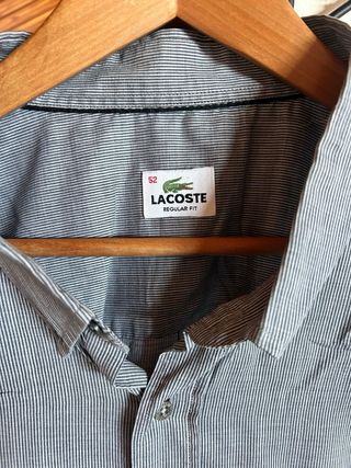 Camisa Lacoste Hombre talla grande