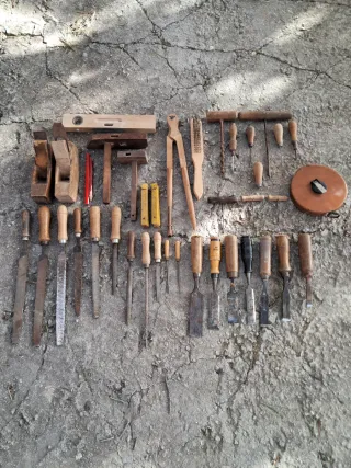 HERRAMIENTAS CARPINTERO VINTAGE