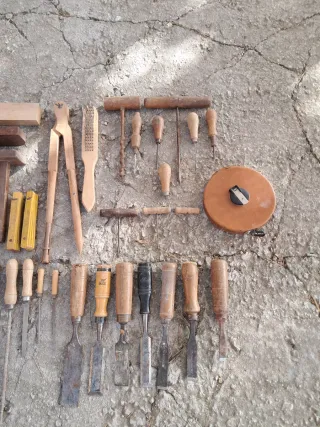 HERRAMIENTAS CARPINTERO VINTAGE