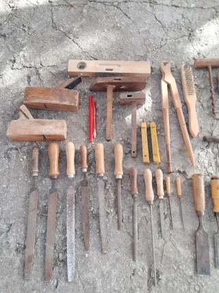 HERRAMIENTAS CARPINTERO VINTAGE