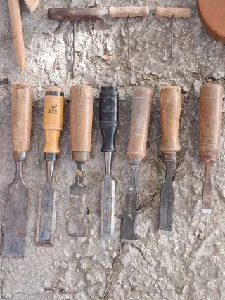 HERRAMIENTAS CARPINTERO VINTAGE