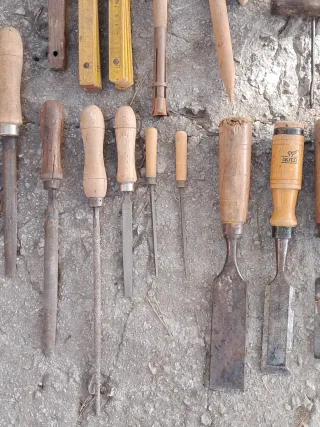 HERRAMIENTAS CARPINTERO VINTAGE