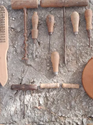 HERRAMIENTAS CARPINTERO VINTAGE