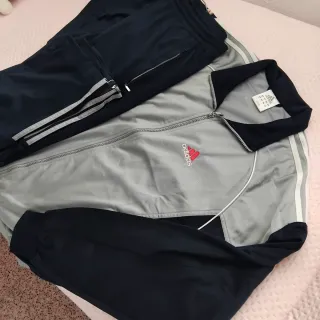 Chándal Adidas Hombre Talla L Gris pantalón azul m