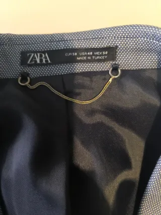 Chaqueta Americana Zara Gris