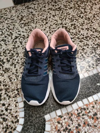 Scarpe da ginnastica Adidas ragazza blu e rosa