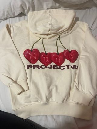 Sudadera Nude Project Cherry Hood Marshmallow