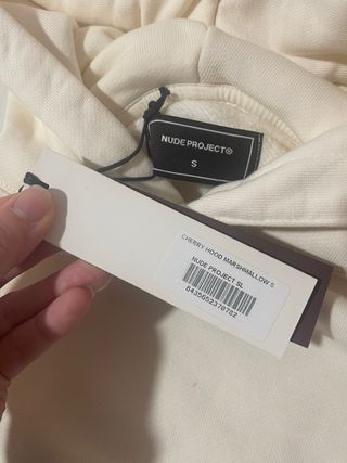 Sudadera Nude Project Cherry Hood Marshmallow