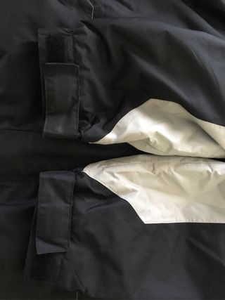 Anorak Quechua Hombre Negro y Gris