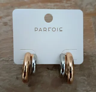 Pendientes Aro Oro y Plata Parfois