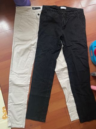 Lote 2 Pantalones Zara Hombre Talla 36