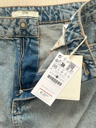 Falda vaquera Stradivarius