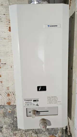 Calentador Junkers Gas Blanco