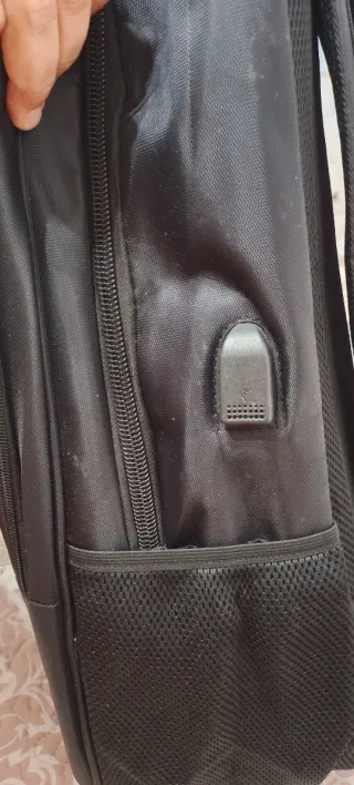 Mochila negra con logo G Mochila tamaño XXXL