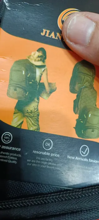 Mochila negra con logo G Mochila tamaño XXXL