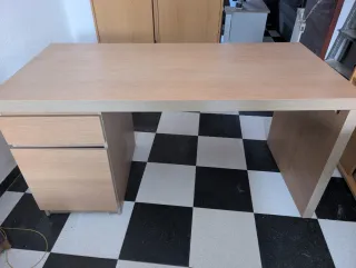 Escritorio MALM blanco 140x65 cm