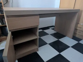 Escritorio MALM blanco 140x65 cm