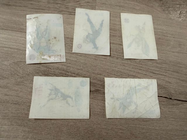 5 Cromos Superhéroes Cropan - Héroes Fantásticos